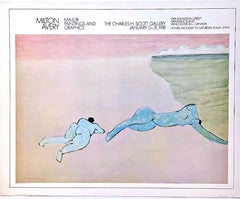 Seltener kanadischer Ausstellungsdruck von Milton Averys "Nudes by the Sea" von 1961