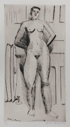 DESNUDO DE PIE