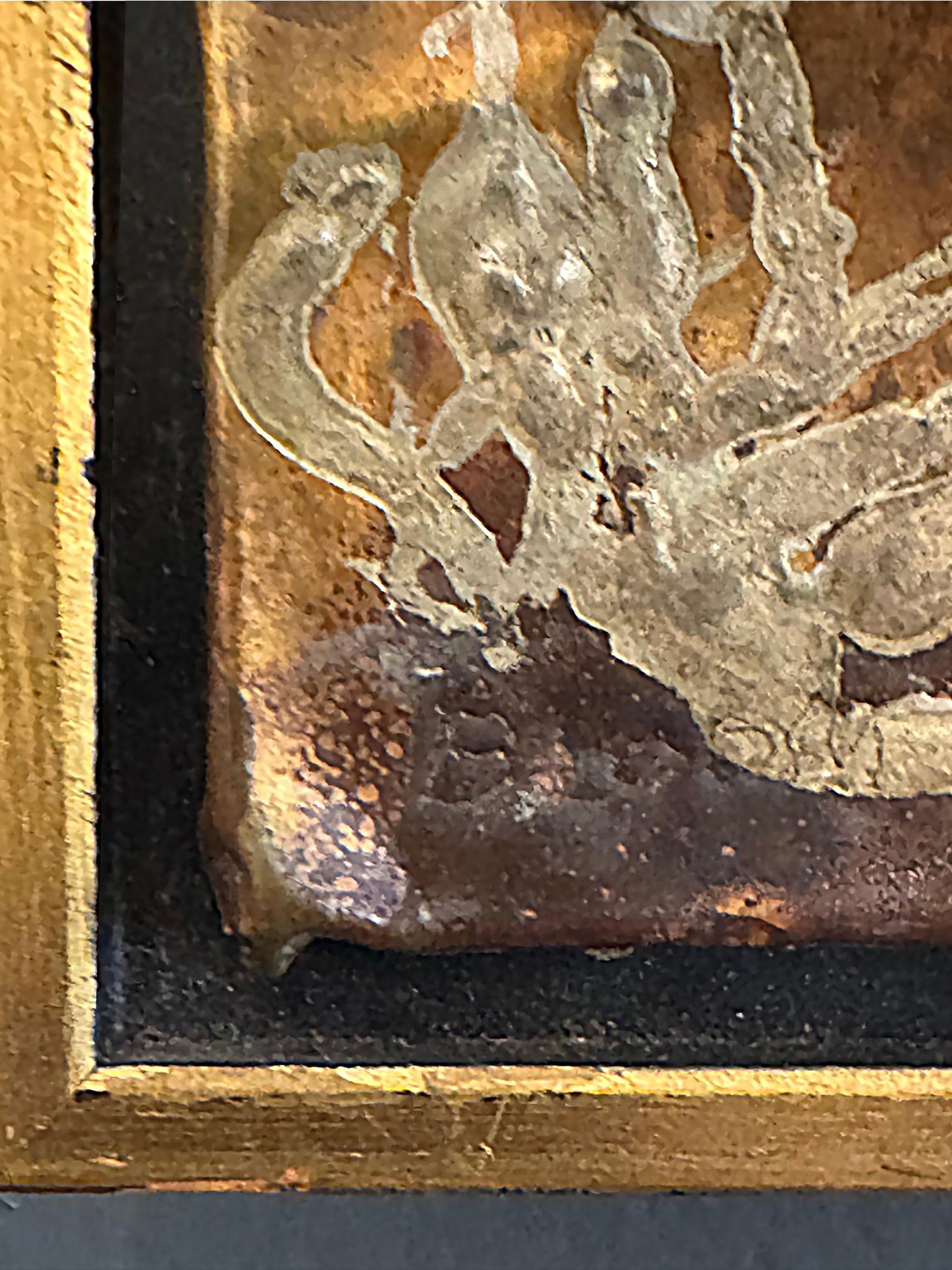 Milton Bloom Brutalist Brass, Copper Wall Sculpture 