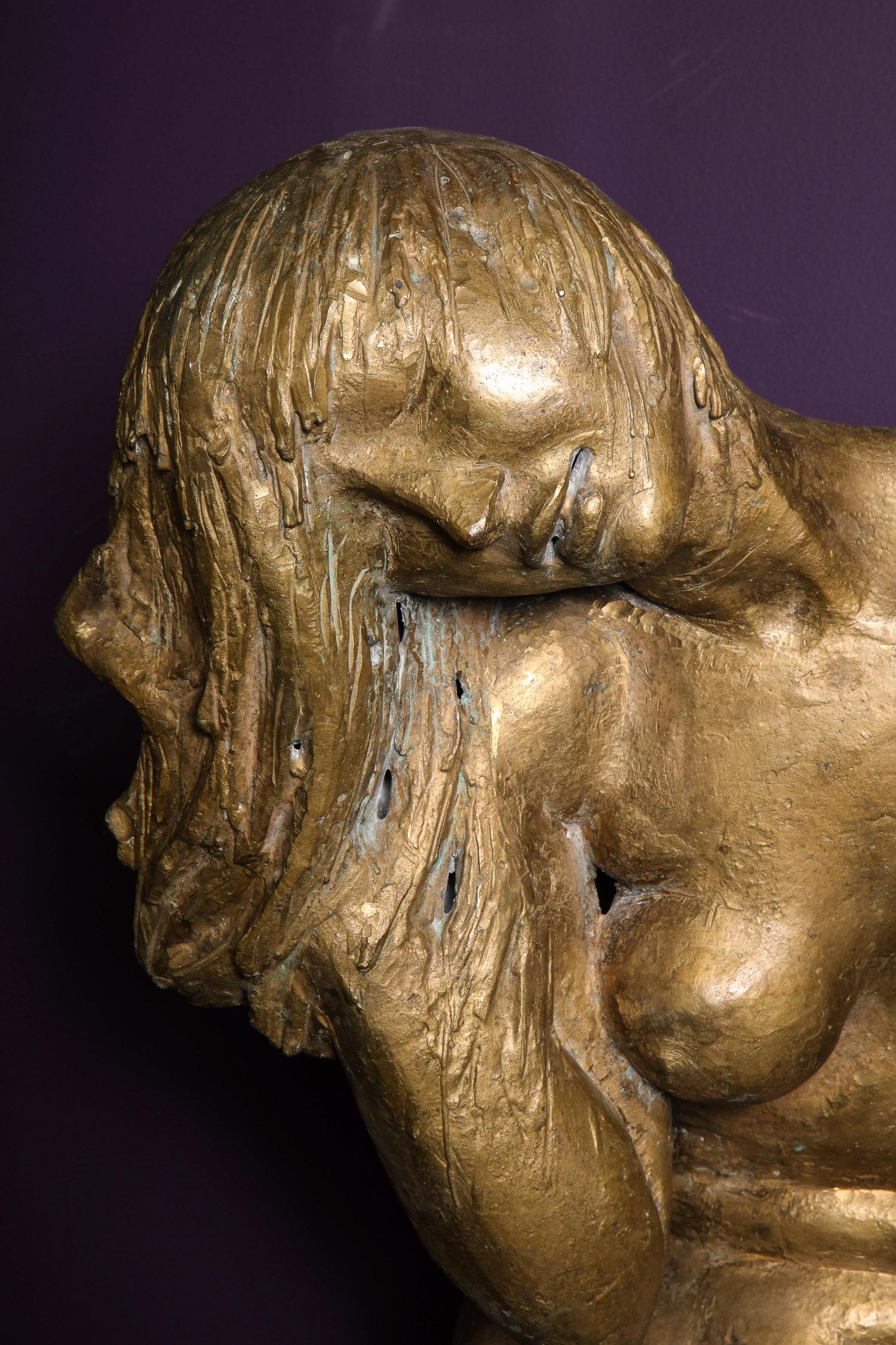 Milton Elting Hebald, a Large Bronze Figure of a Nude Woman 1
