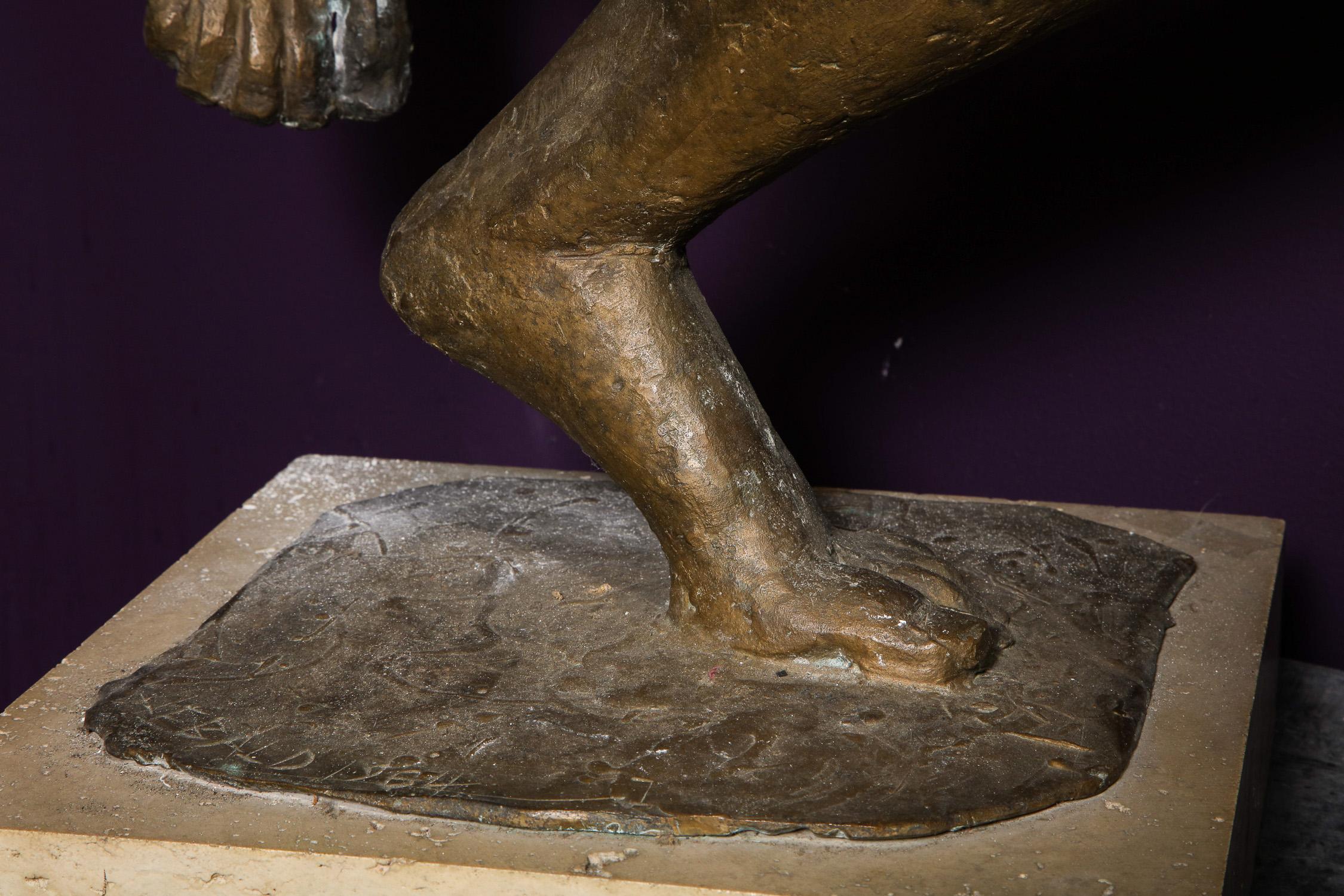 Milton Elting Hebald, a Large Bronze Figure of a Nude Woman 4