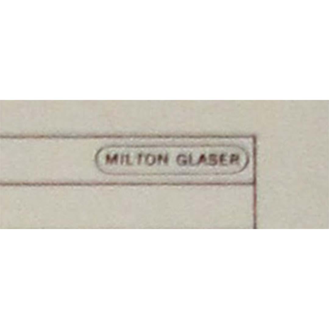 1974 Manifesto del Festival e dell'Istituto di Musica della Temple University di Milton Glaser in vendita 2