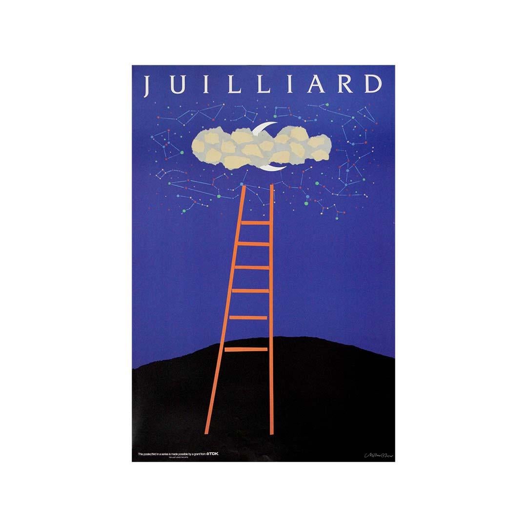Cartel de 1989 de Milton Glaser para la prestigiosa Juilliard School de Nueva York en venta 3