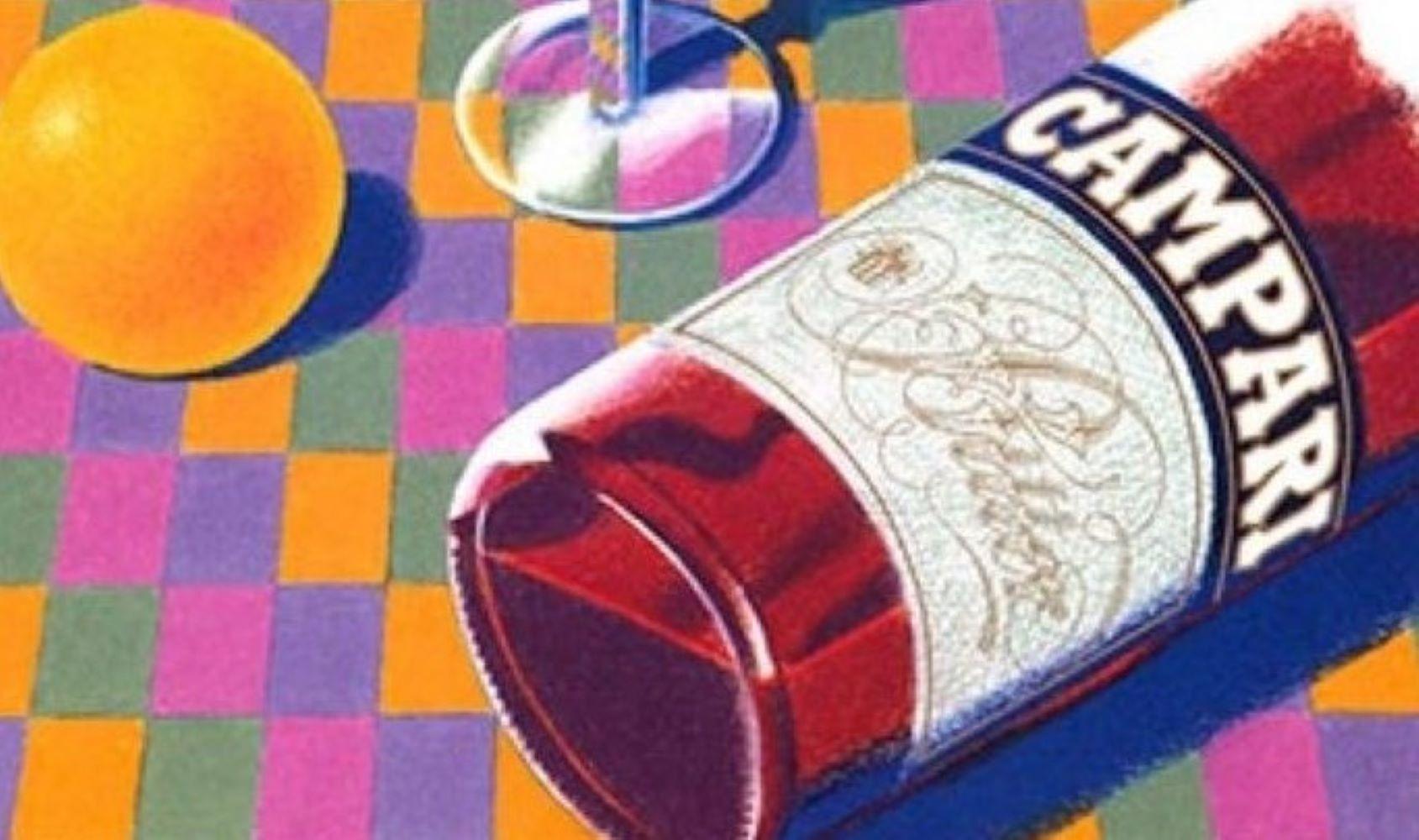 Affiche vintage Campari (d'après) Milton Glaser en vente 3