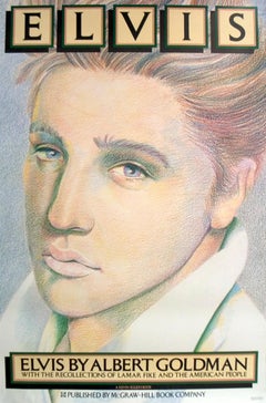 Vintage Milton Glaser 'Elvis'- Poster