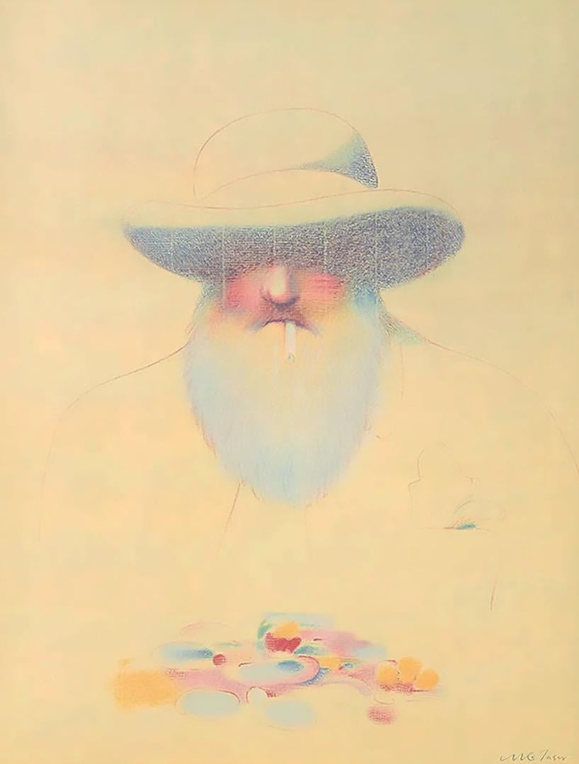Milton Glaser Monet poster 1982  (Milton Glaser posters)  For Sale 1