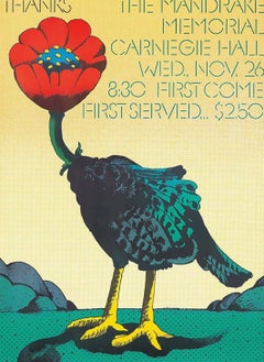 Milton Glaser Poppy Gives Thanks  (Milton Glaser posters)