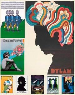 Milton Glaser posters a collection of 8 works (vintage Milton Glaser posters)