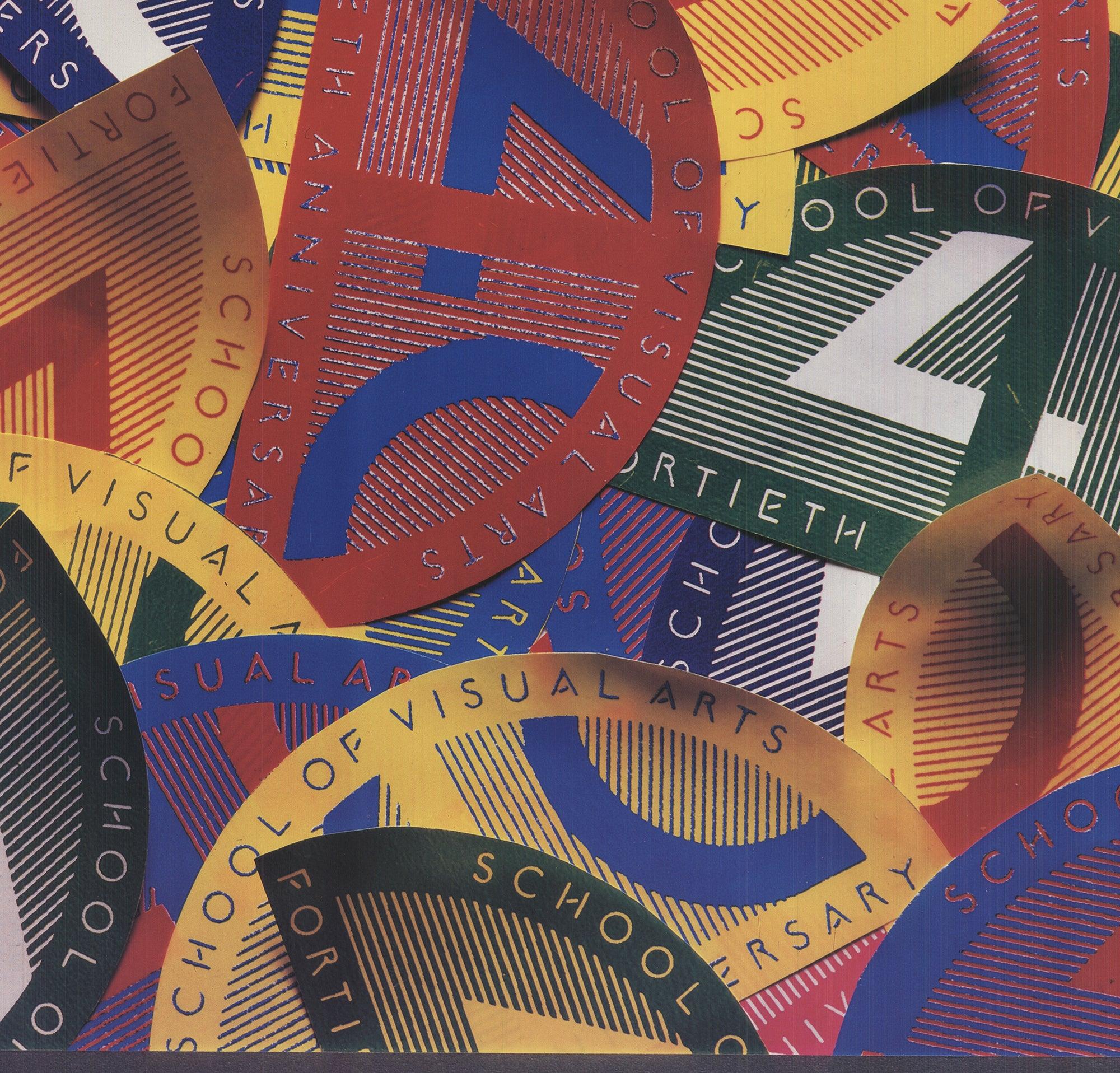 Milton Glaser 'SVA- The First Forty Years' 1987- Offset Lithograph For Sale 2
