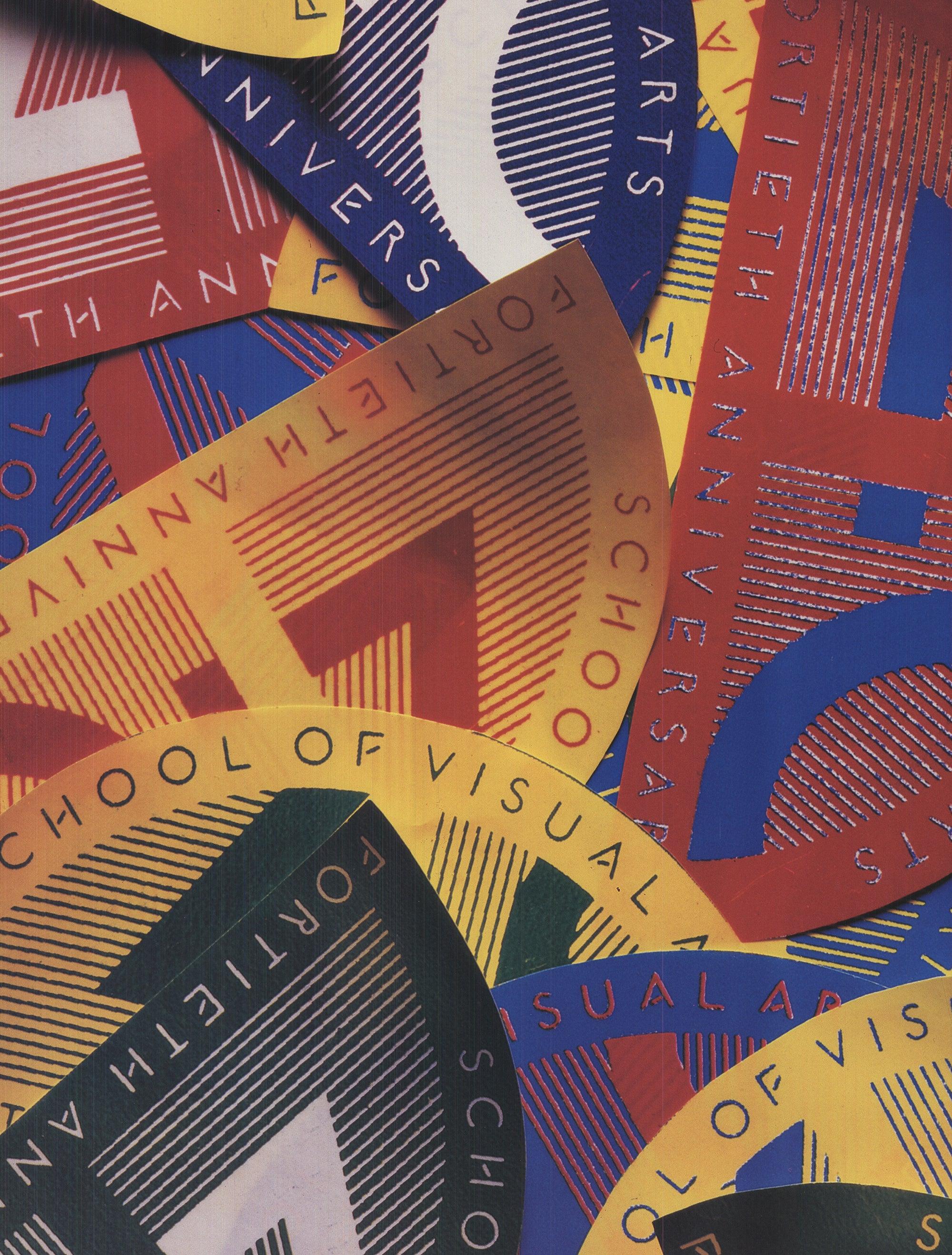 Milton Glaser 'SVA- The First Forty Years' 1987- Offset Lithograph For Sale 3