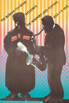 Vintage Milton Glaser The Newport Jazz Festival