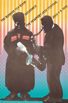 Retro Milton Glaser The Newport Jazz Festival