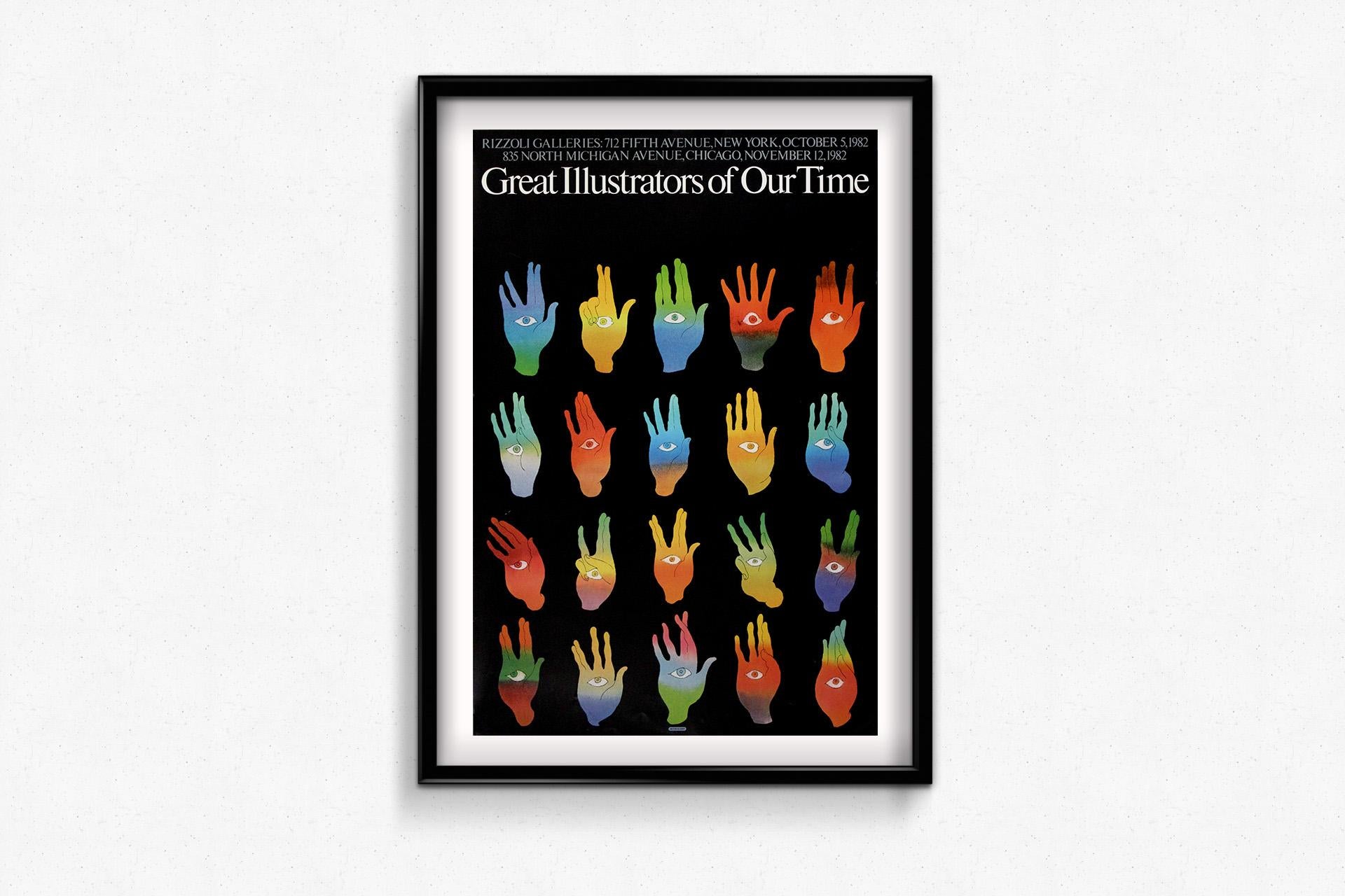 Milton Glaser's Great Illustrators of Our Time exhibition at Rizzoli Galleries For Sale 3
