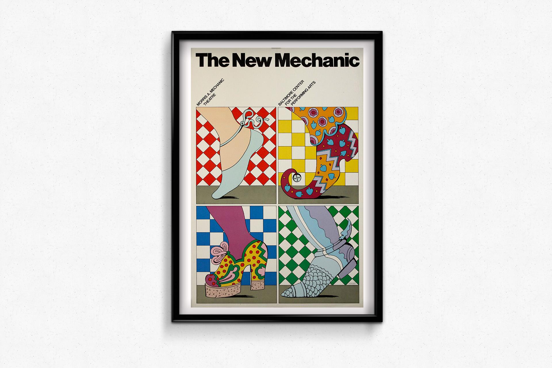 Cartel original de Milton Glaser para The New Mechanic Baltimore Center en venta 1