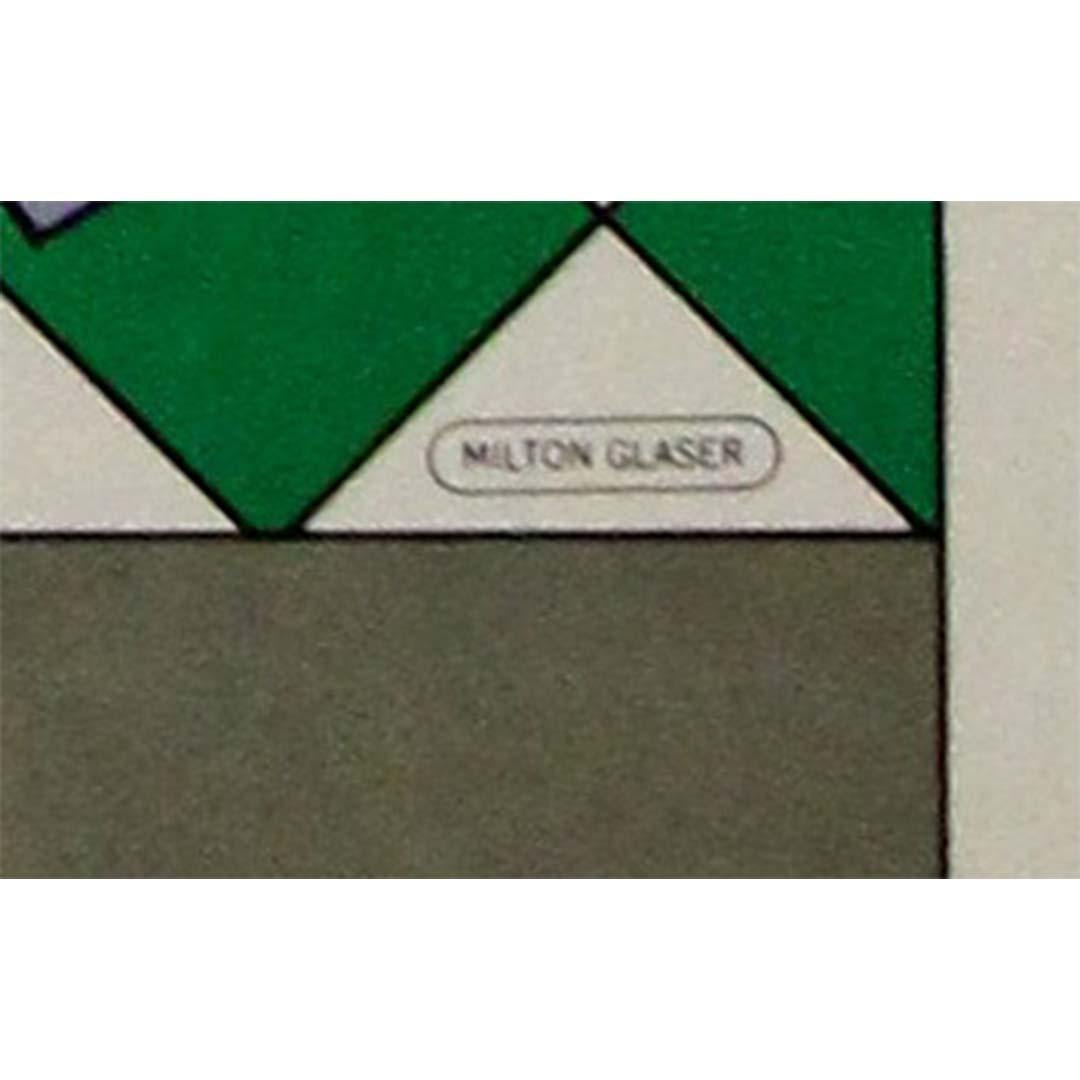 Cartel original de Milton Glaser para The New Mechanic Baltimore Center en venta 2