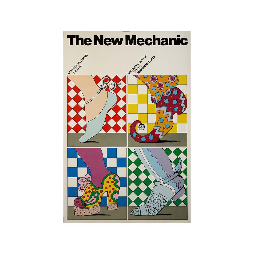 Cartel original de Milton Glaser para The New Mechanic Baltimore Center en venta 3