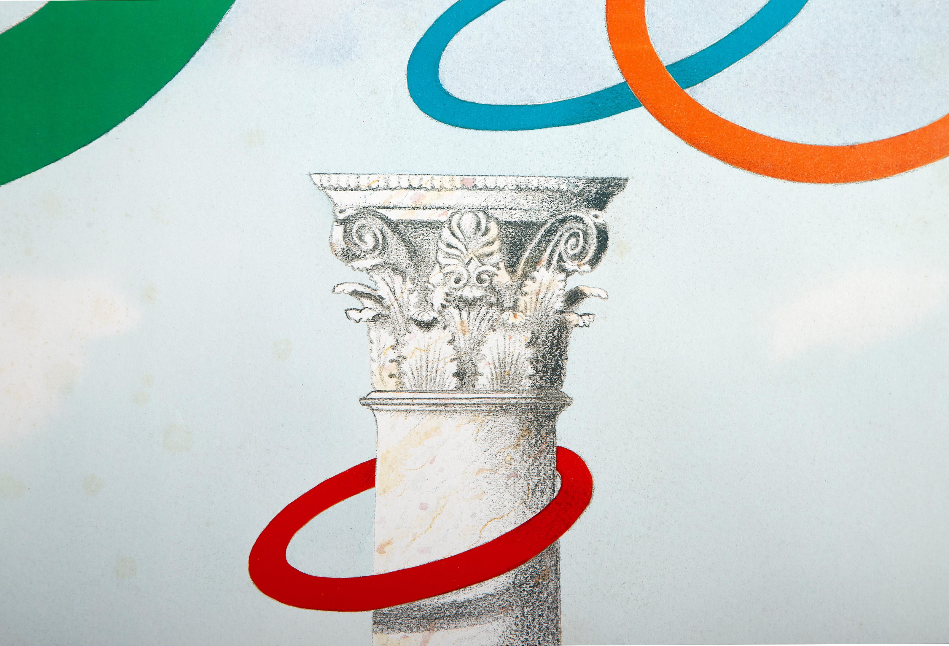 Affiche moderne des Jeux olympiques d'hiver XIV de Milton Glaser 3