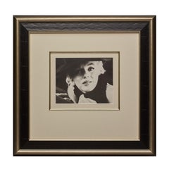 Marilyn Monroe by Milton Greene, The Black Sitting, 1956 - Black and White