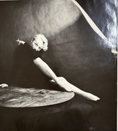 Milton Greene, Marlene Dietrich, original vintage photograph, hand signed 