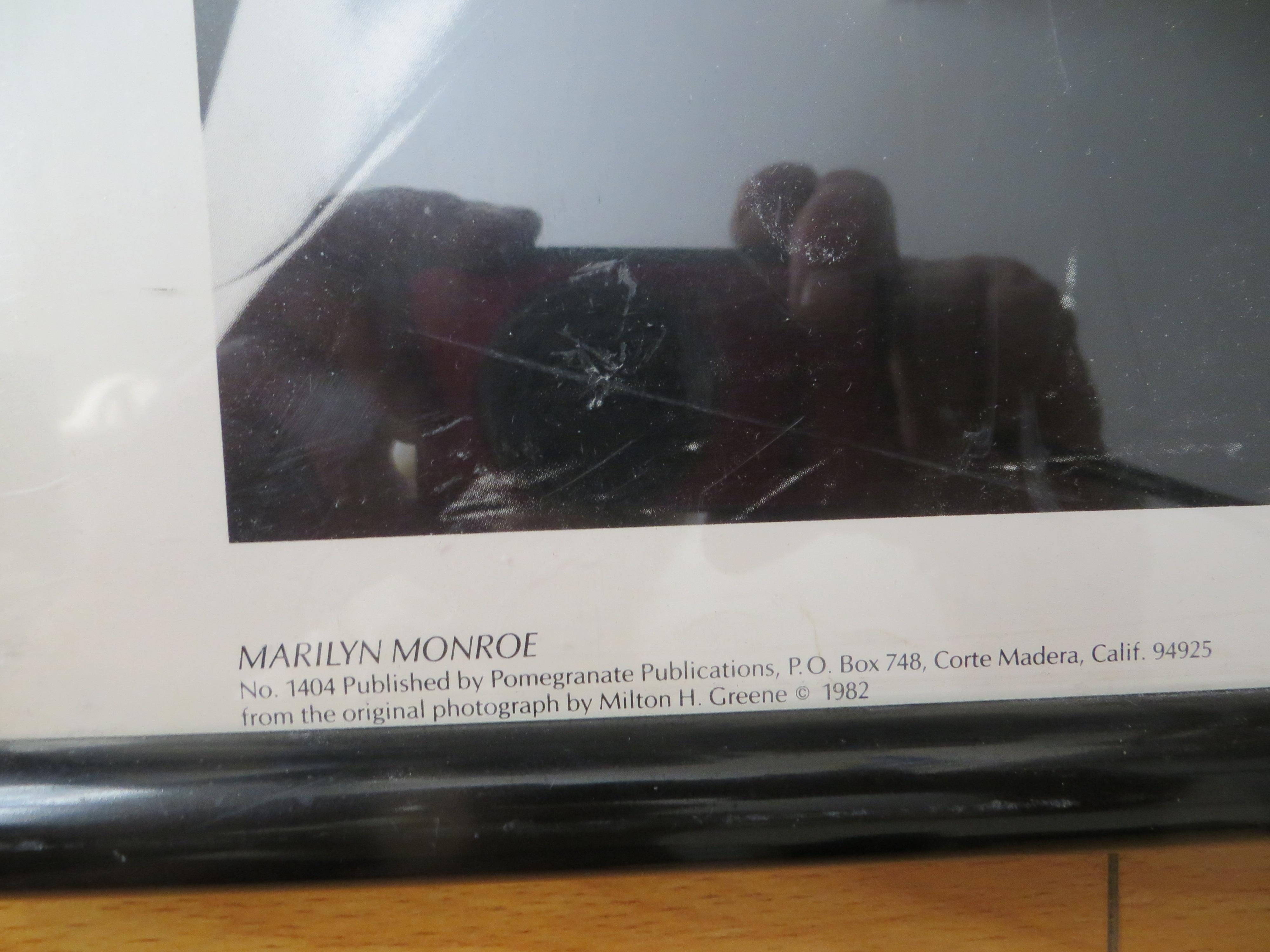Marilyn Monroe lithograph The black sitting   from  Milton H Green Photograph - Print by Milton Greene