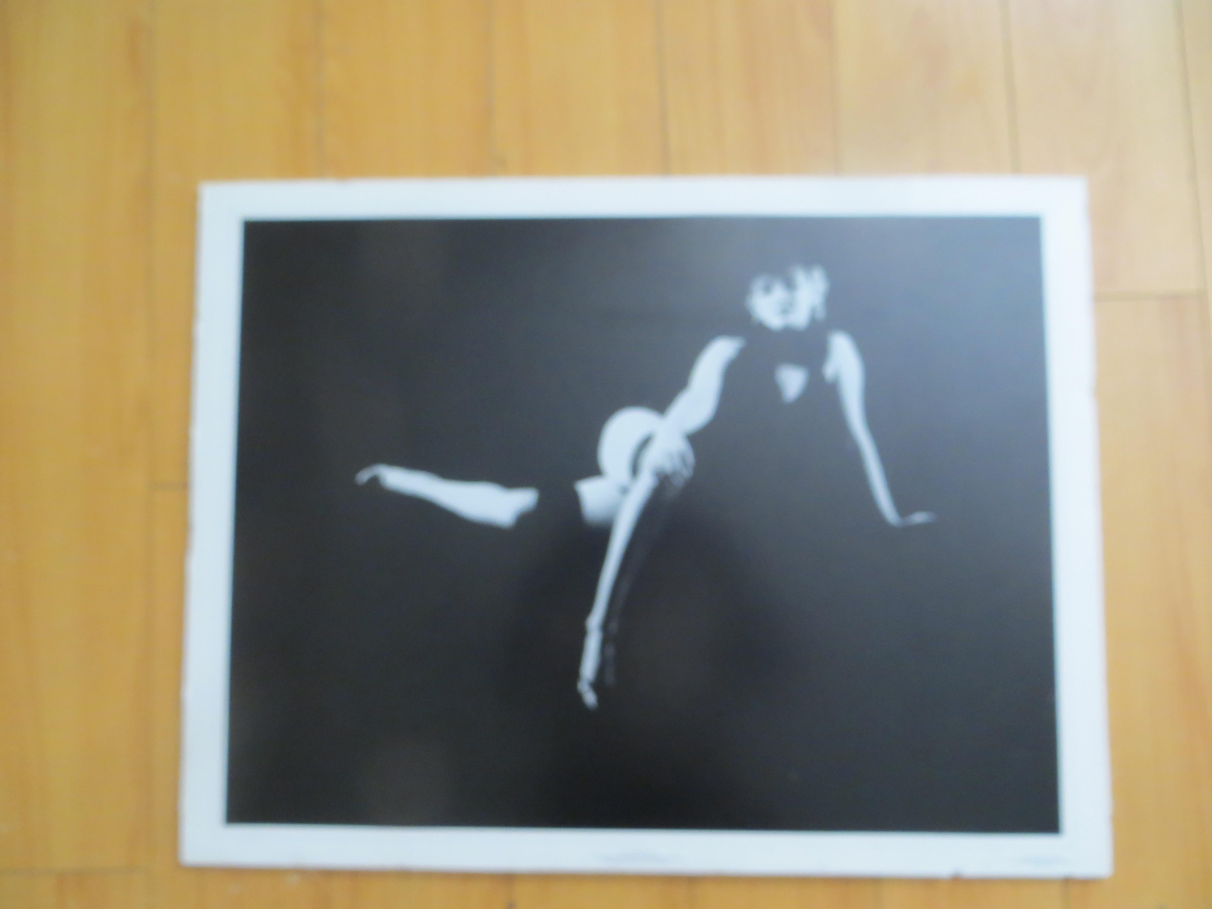 Marilyn Monroe lithograph The black sitting   from  Milton H Green Photograph For Sale 1