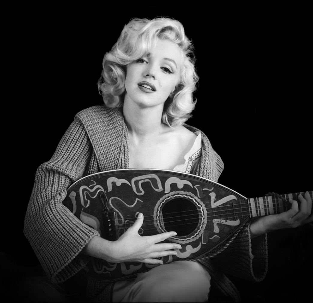 Milton H. Greene Portrait Photograph - Marilyn Monroe, Mandolin (September 1953)