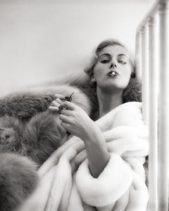Milton H. Greene - Anita Ekberg, Smoking, 1951, Printed After