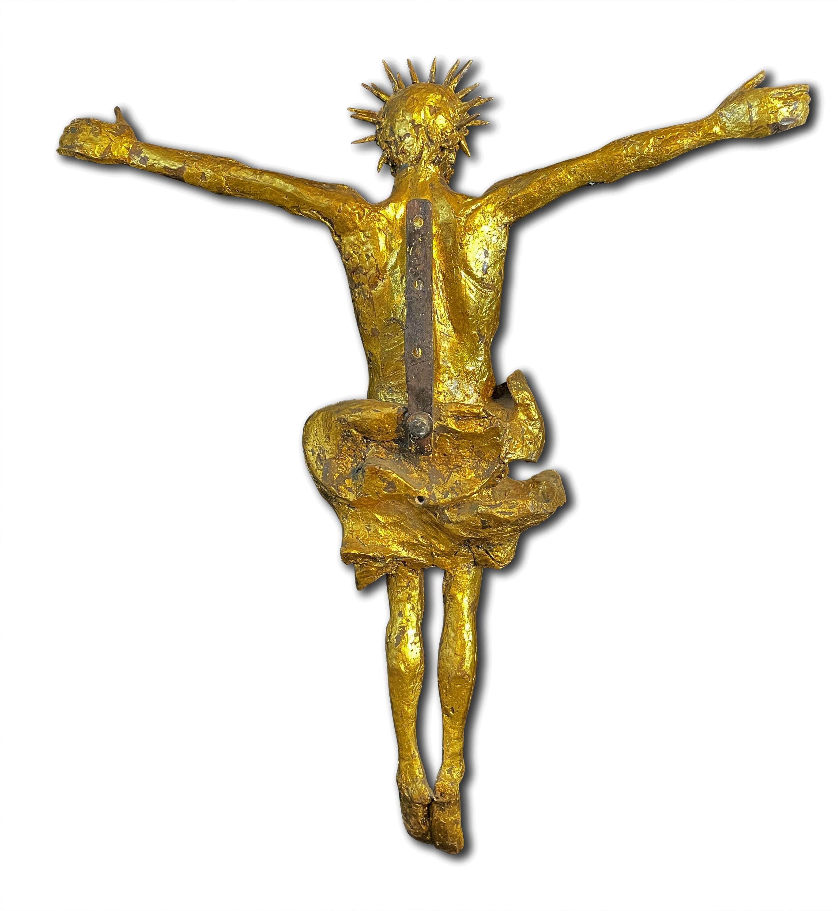 GOLDEN JESUS - Sculpture by Milton Hebald
