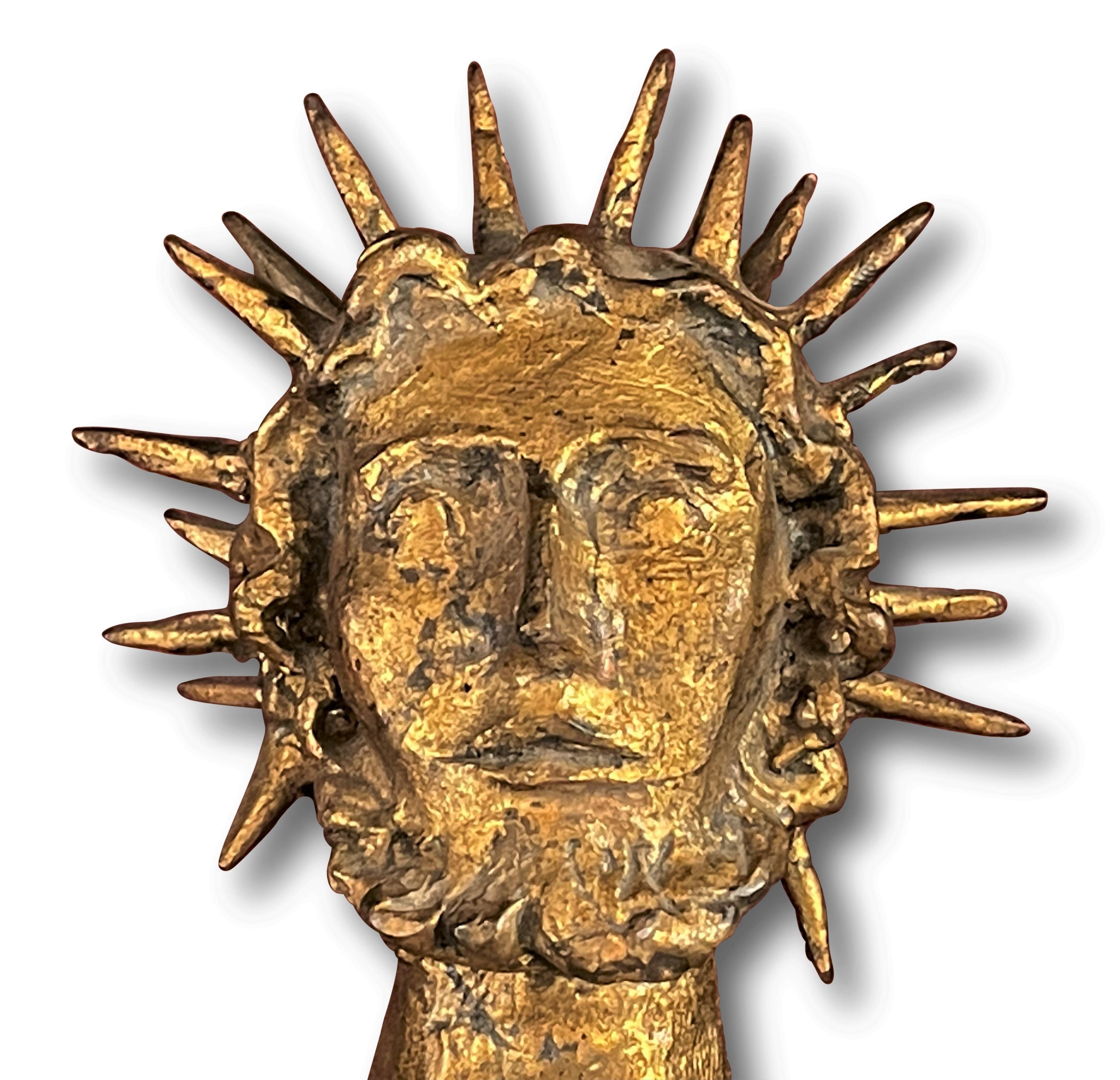 GOLDENER JESUS (Amerikanische Moderne), Sculpture, von Milton Hebald