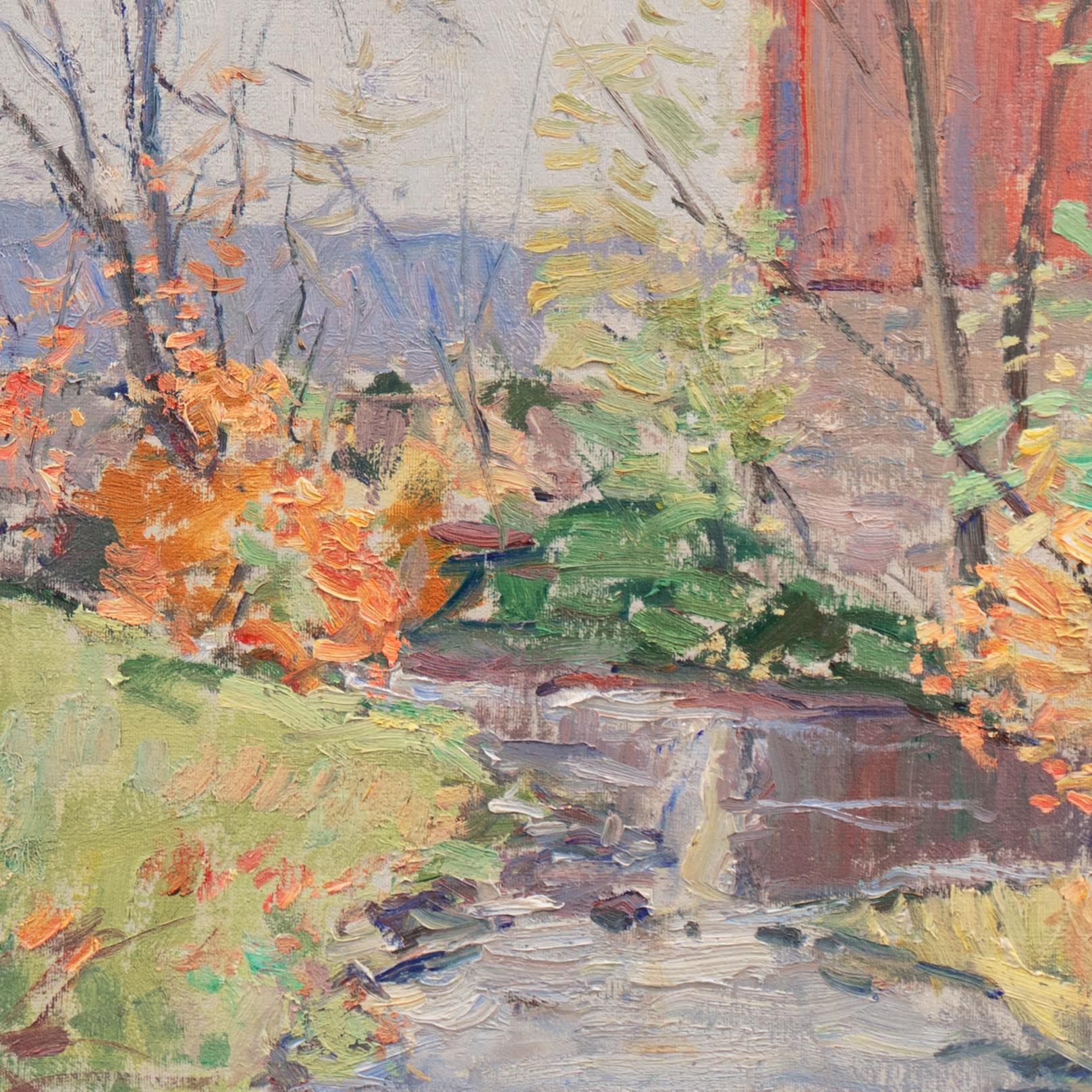 'Rochester, New York', National Academy of Design, Rockport Art Association, Oil - Painting by Milton W Holm