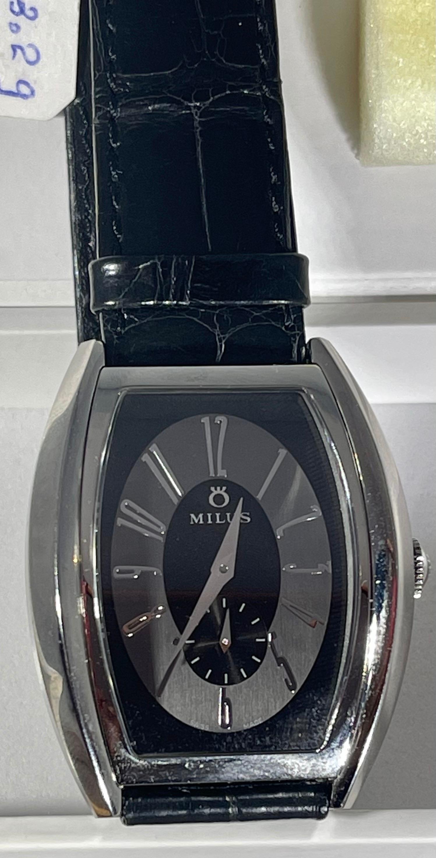 Founded in 1919, Milus encompasses the playful spirit of time, creating Swiss-made watches that are perfect for every occasion. Choose the silhouette that most appeals to you, and adorn your wrist with a piece of true art, that makes you feel a cut