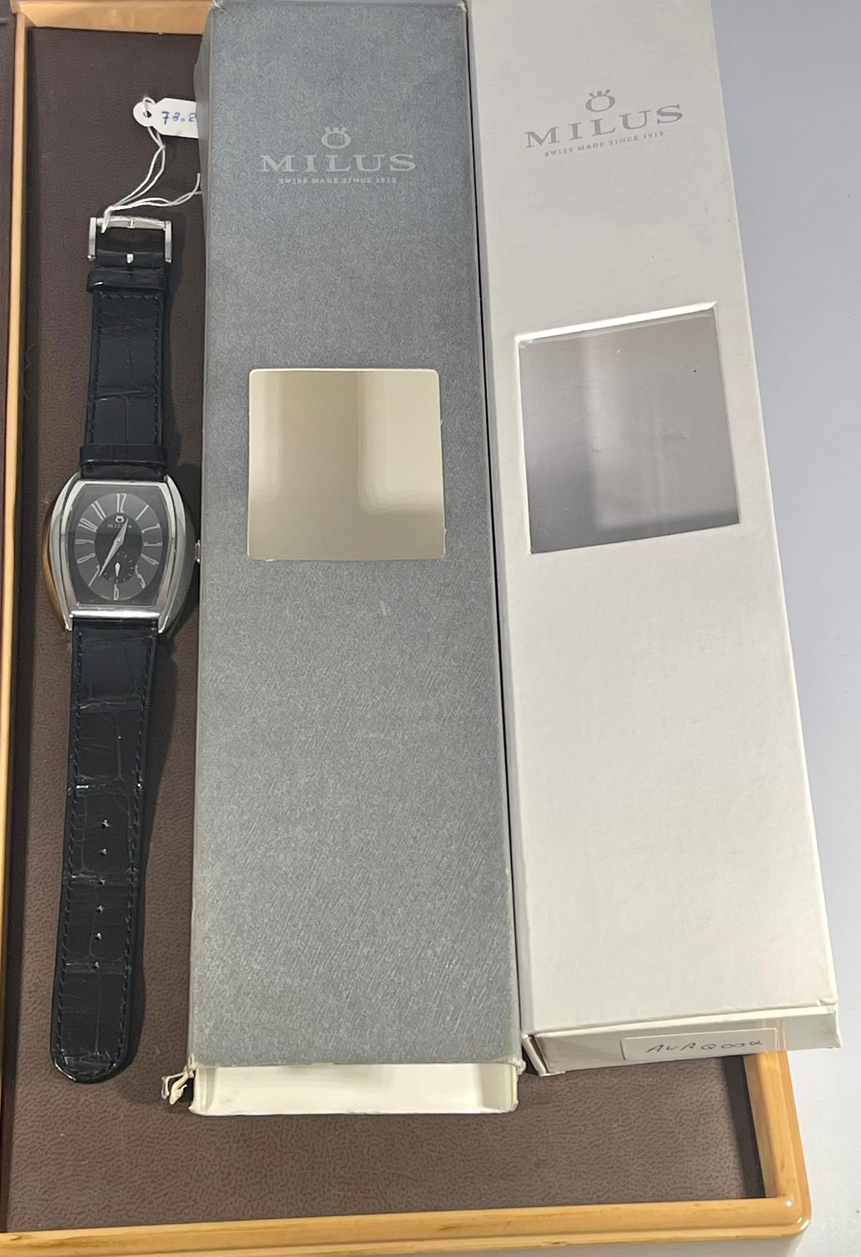 Men's Milus Agenios Manual Wind, AGES01, Brand New in Box