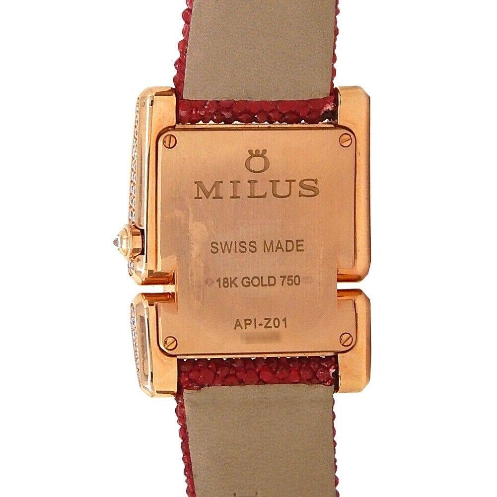 milus gold watch