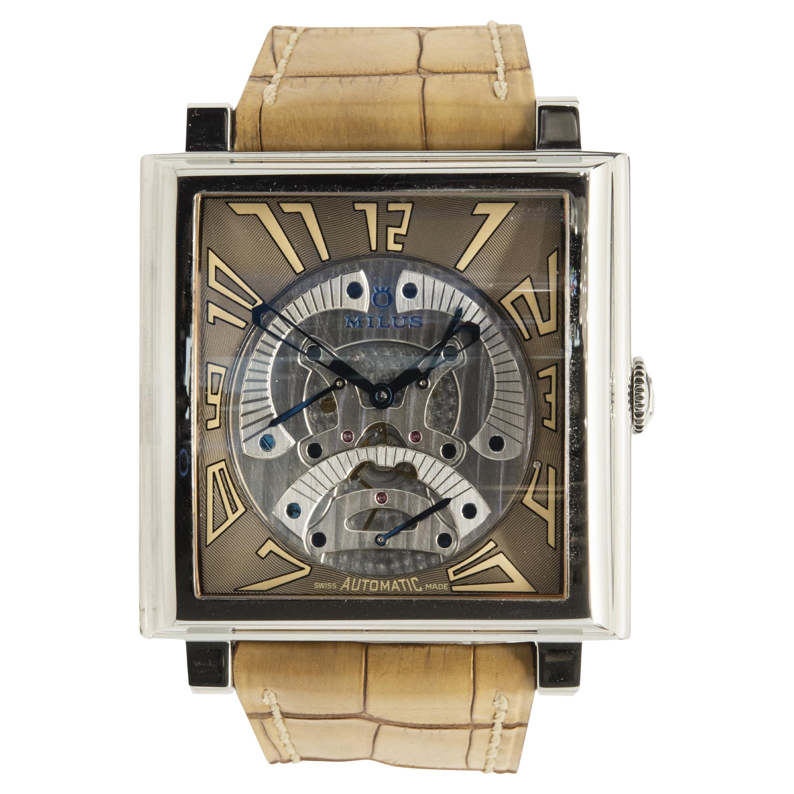 Milus Edelstahl Herios Tri-Retrograde