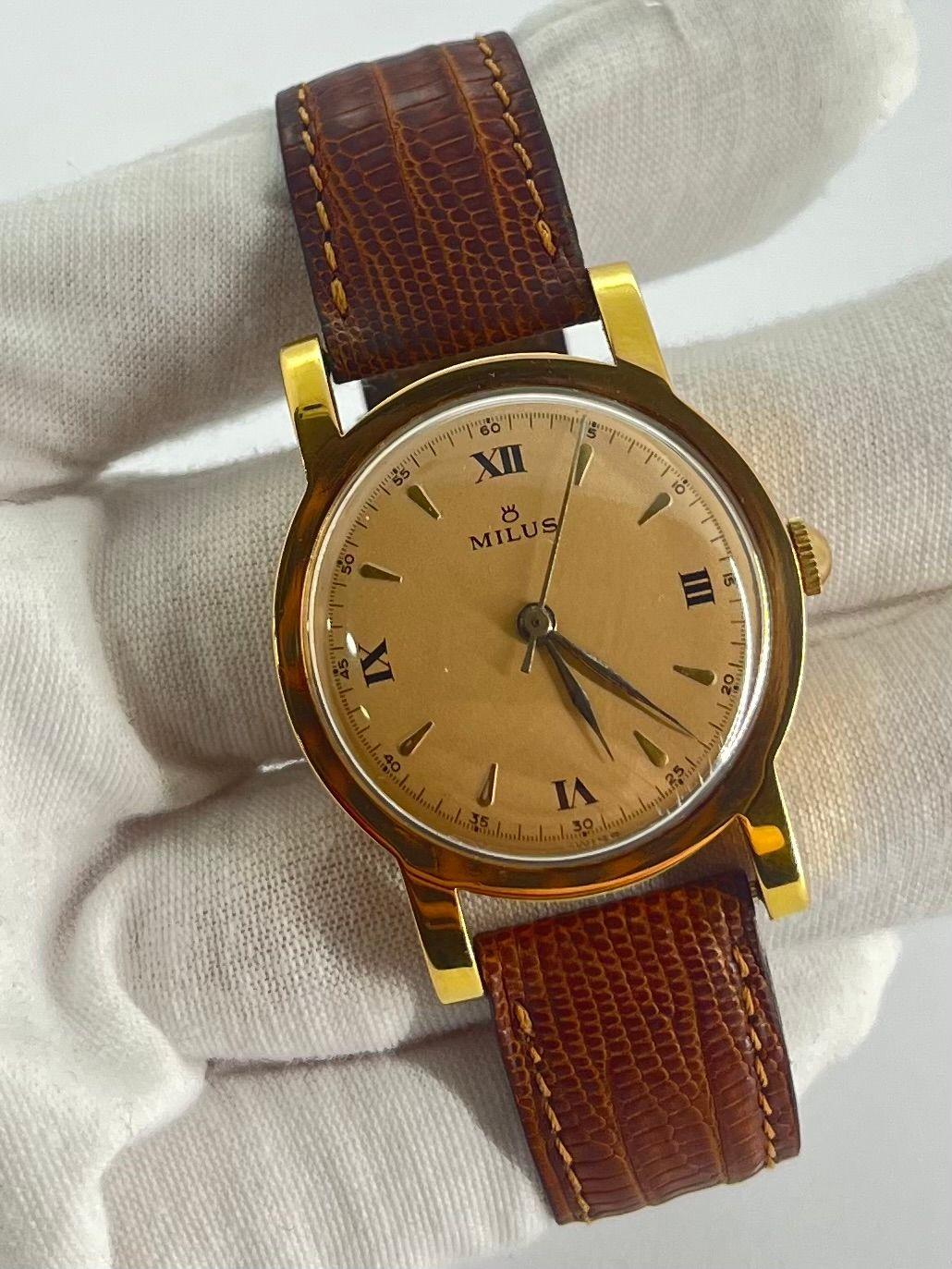 Milus Vintage Oro 18K Art Decó en venta