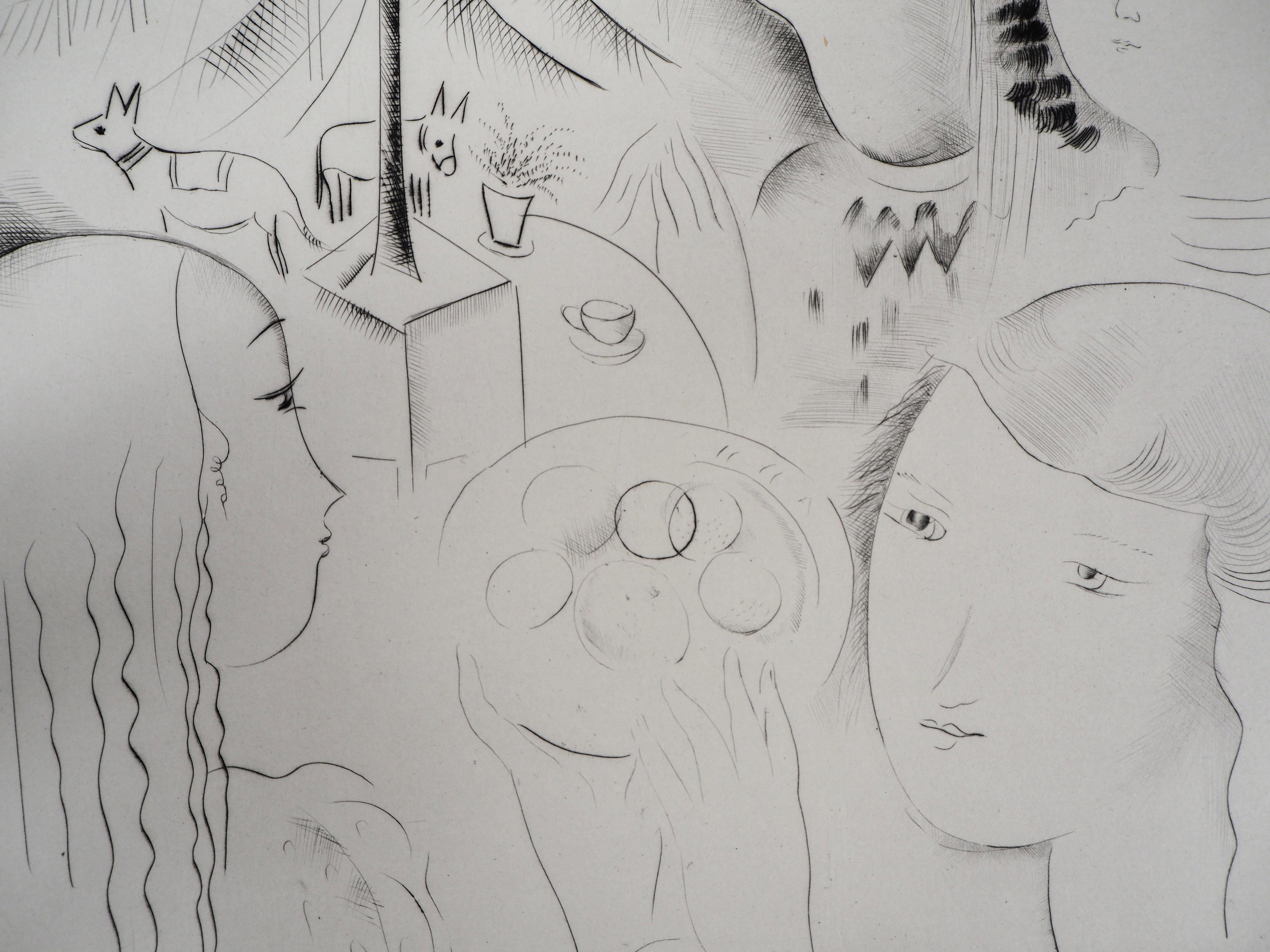 Christmas Tree - Original Handsigned Etching For Sale 1