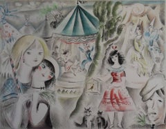 The funfair - Eau-forte originale, signe  la main