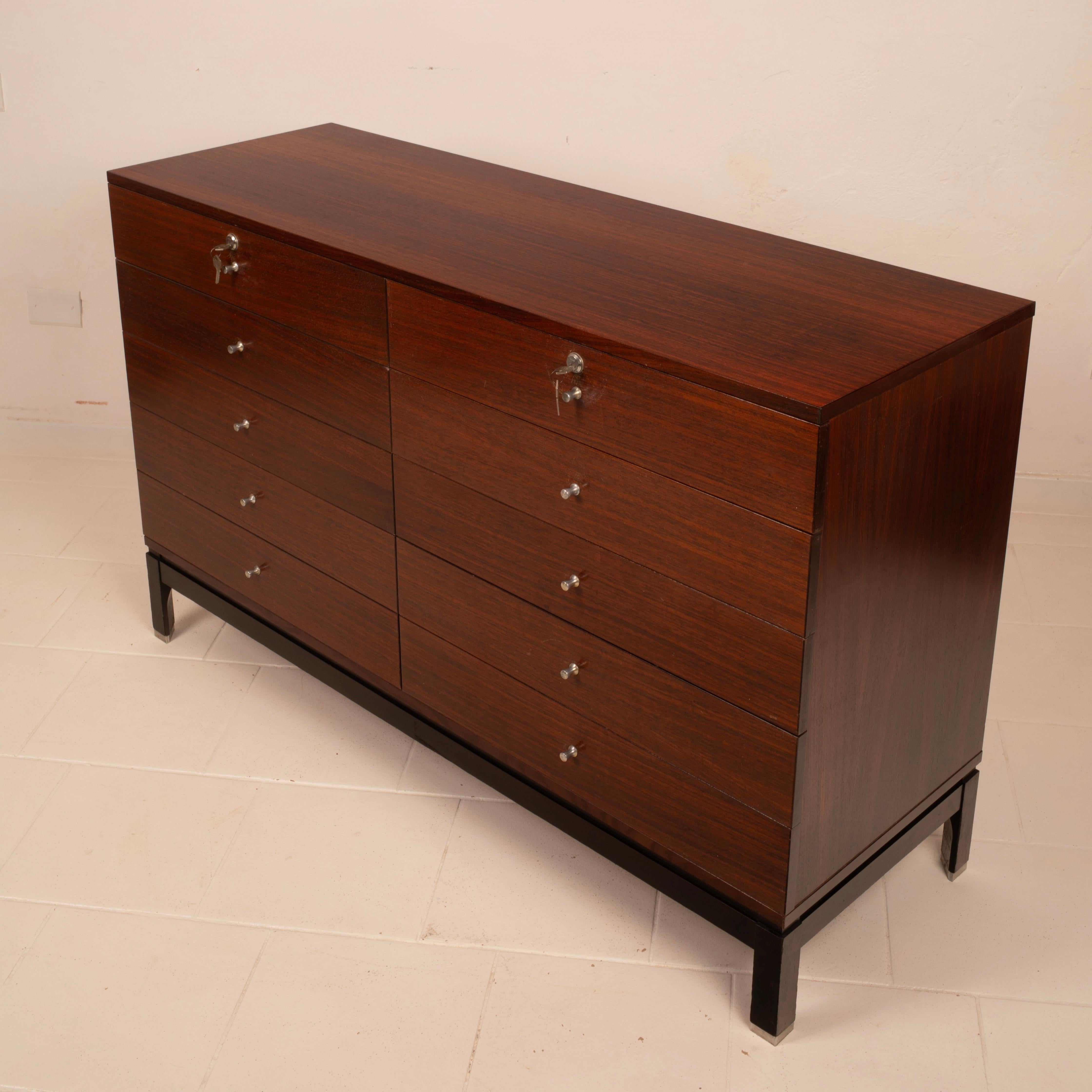 MIM Chest of Drawers by Ennio Fazioli, 1960s In Good Condition For Sale In Conversano, IT