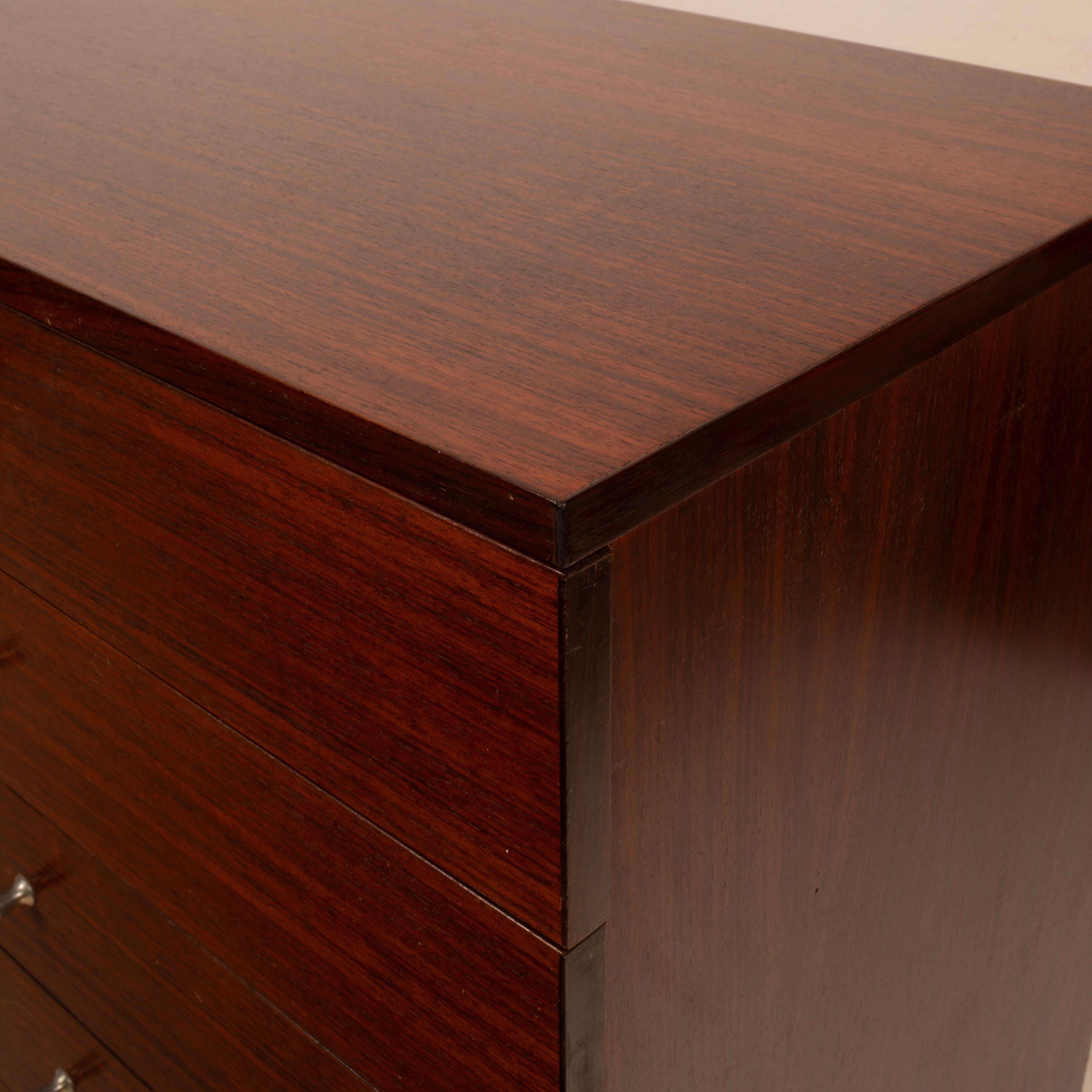 Ebony MIM Chest of Drawers by Ennio Fazioli, 1960s For Sale