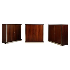 MIM Roma filing cabinets in Rosewood by Ennio Fazioli and Ico Parisi, 1970s