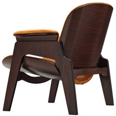 Ico Parisi for MIM Roma Rosewood Armchair