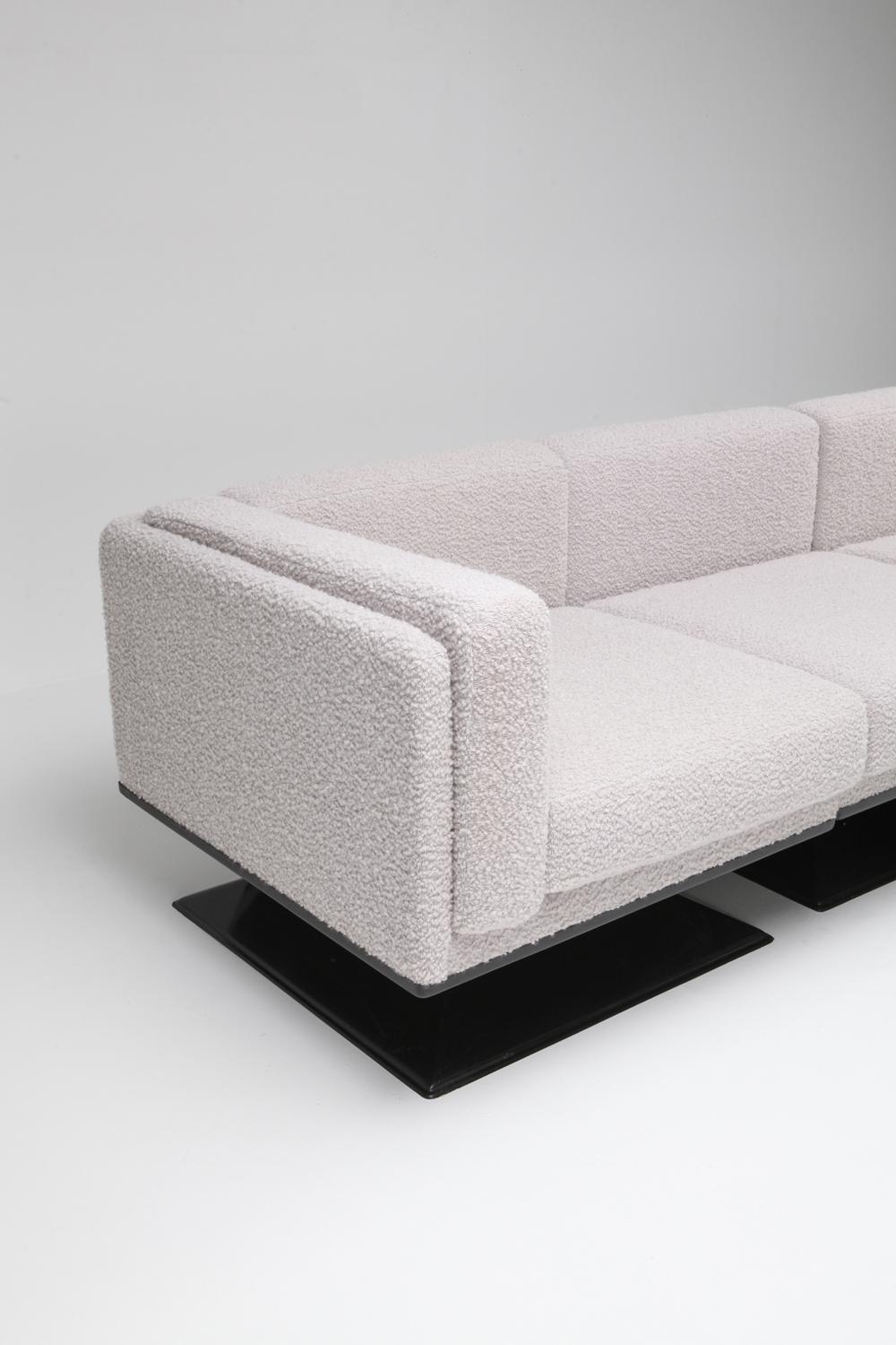 boucle sectional sofa