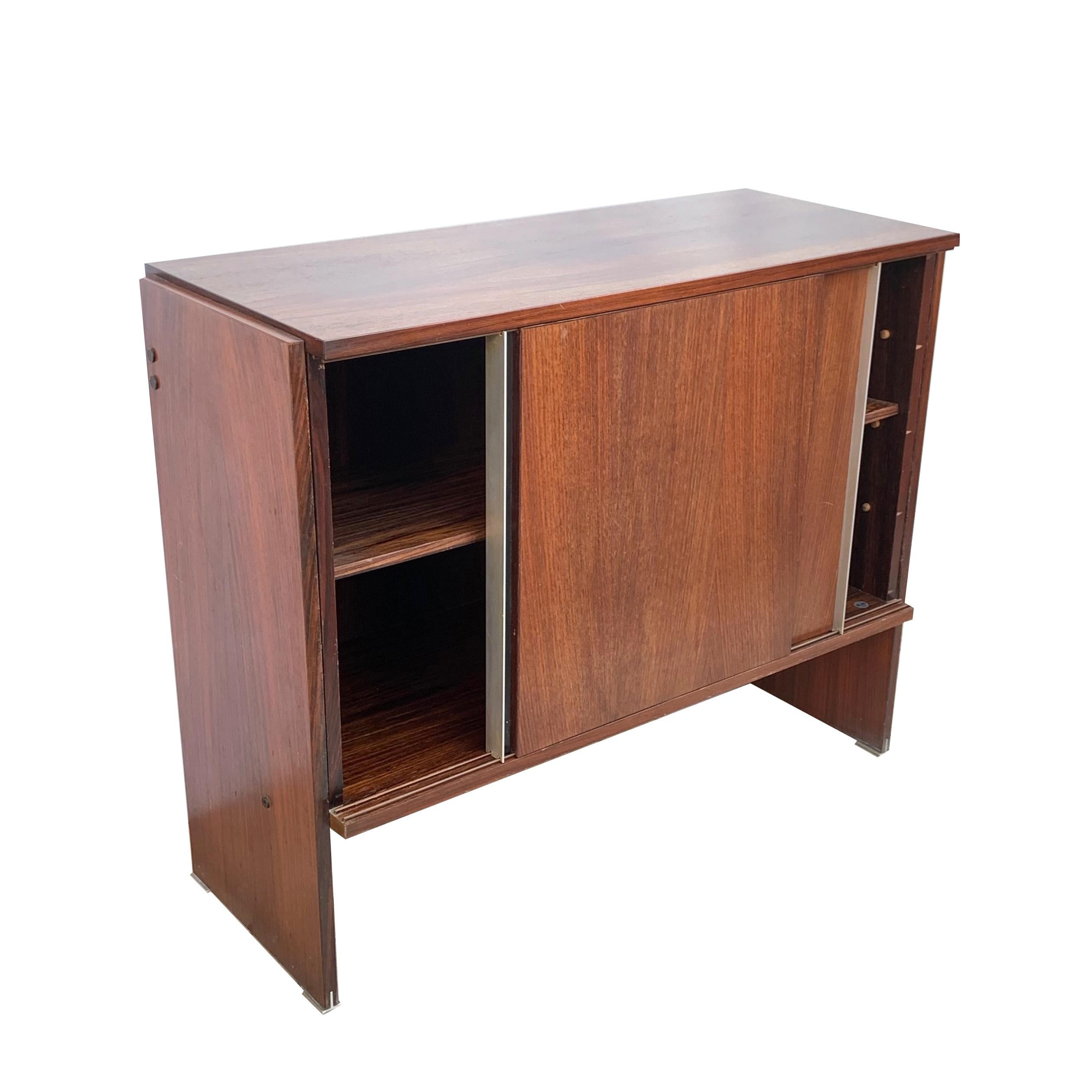MIM Roma, Sideboard with Sliding Door, Italy, 1960s For Sale 3