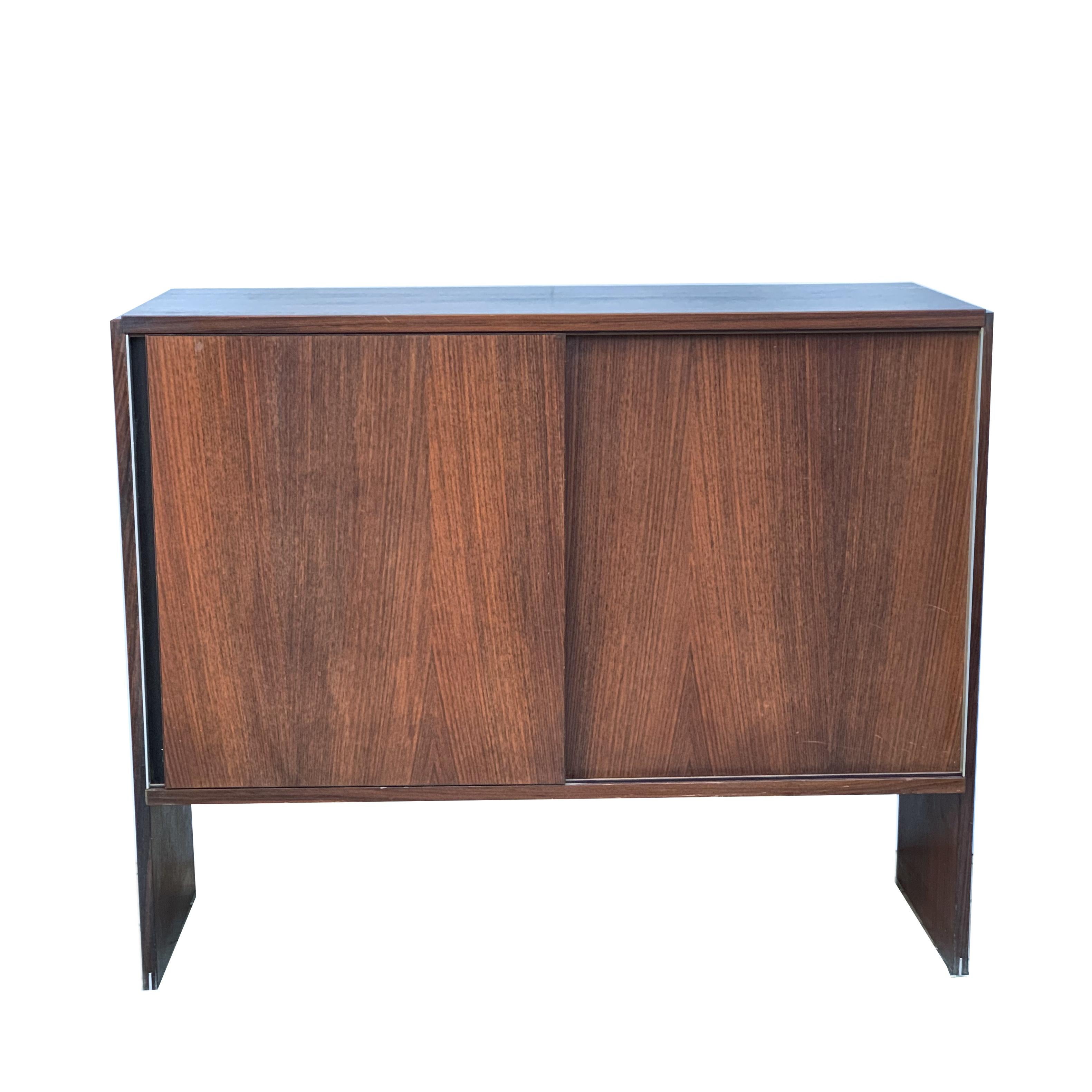 MIM Roma, Sideboard with Sliding Door, Italy, 1960s For Sale 10