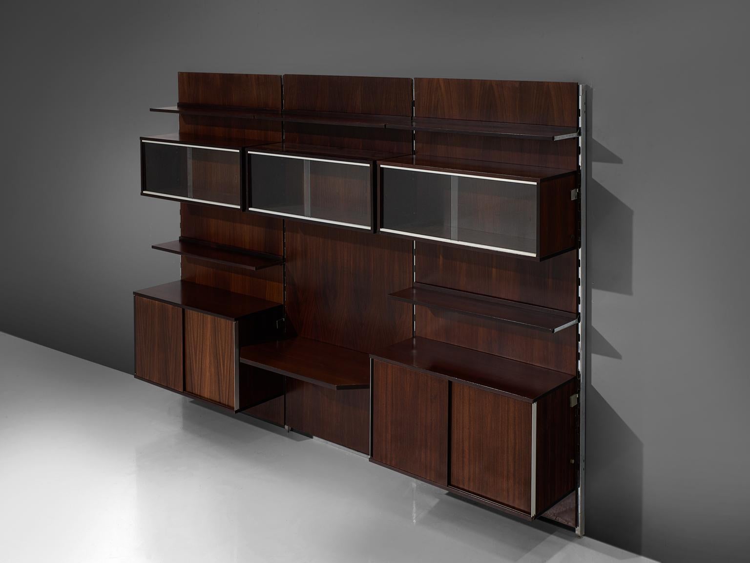 Mid-Century Modern MIM Roma Wall Unit in Rosewood, 1960s