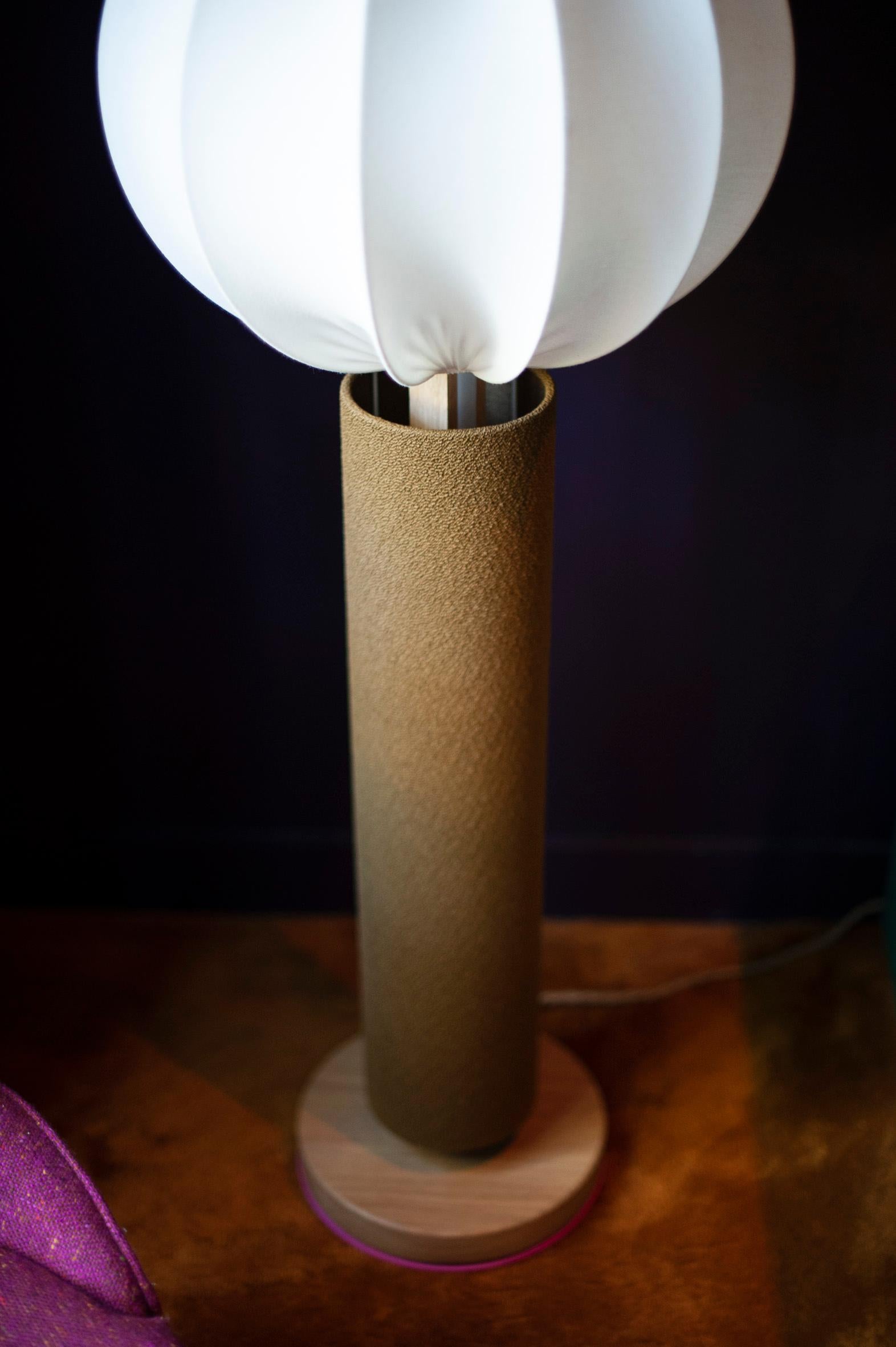 European Mima #1 Floor Lamp, 2000s, Cotton / Angélique Delaire For Sale