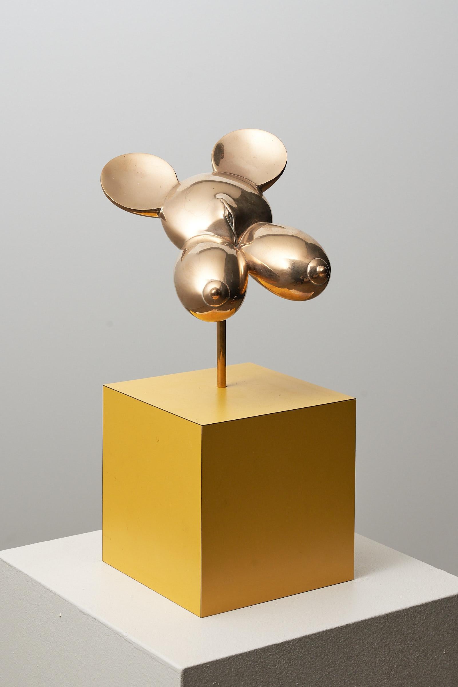 Behold the exquisite bronze sculpture 'MIMA' by Belgian artist Eduard Van Giel. This stunning piece is more than just a decorative item – it's a work of art that comes with a certificate personally signed by the artist. 'MIMA' is a unique creation