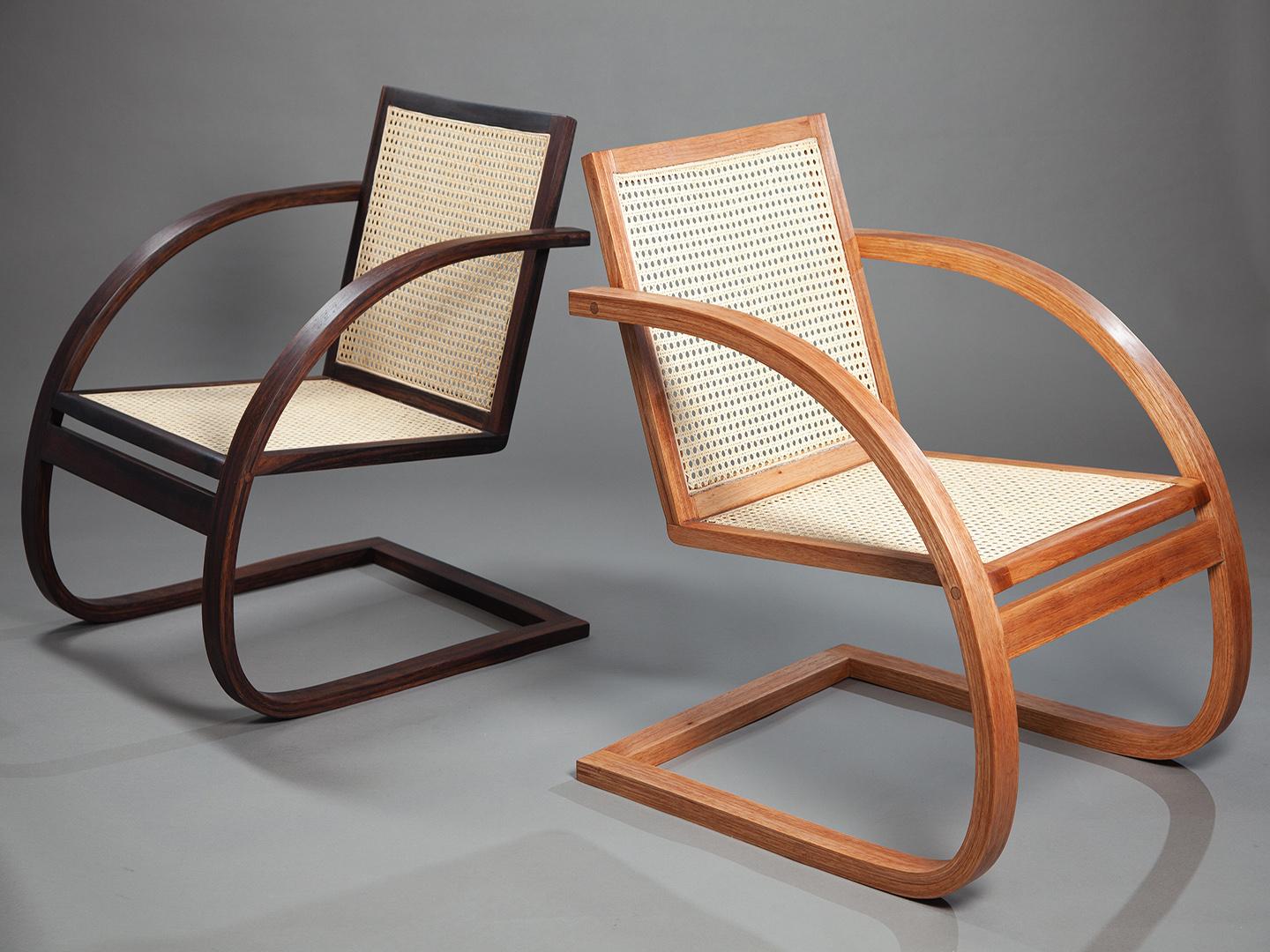 Mima Lounge Chair. Handcrafted from solid wood For Sale 9
