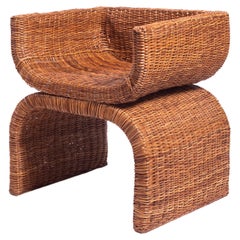 Retro Mimbre Lounge Chair