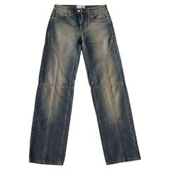 Mimchik Los Angeles Maria Distressed Wash Relaxed Jeans 27